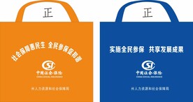 中国社会保险帆布袋