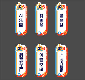 科室牌 矢量图