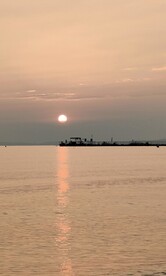 烟台大学海滨日出