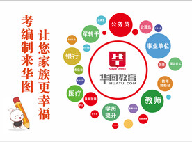 华图教育橱窗