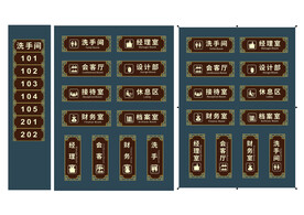 包厢标识标牌
