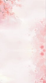 粉色樱花背景 美容海报