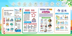 小学安全教育宣传栏
