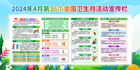 爱国卫生月展板