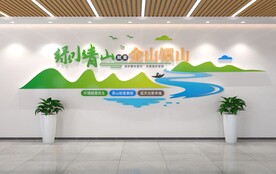 金山银山党建环保公益文化墙
