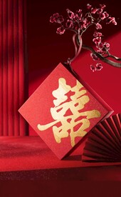 C4D模型 新年背景