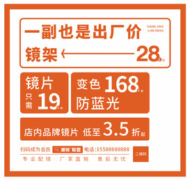 镜片灯箱画面