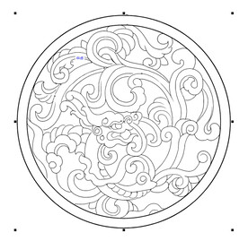 底纹龙图