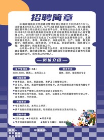 招聘 简介