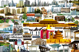 景观建筑后期免抠素材