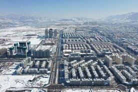 会泽县城区雪景