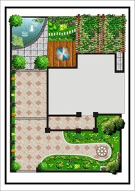 屋顶花园平面图