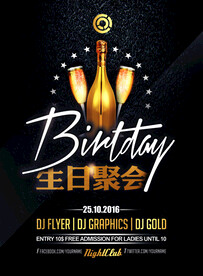 生日快乐海报