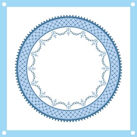 矢量盘子花纹图片素材