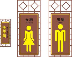 厕所门牌