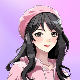 手绘二次元女生头像