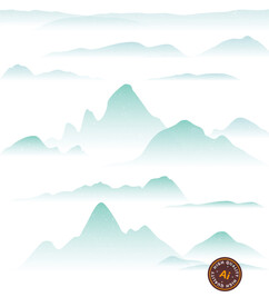 中国风山水背景素材