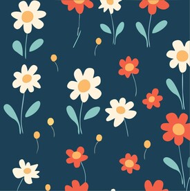 手绘花朵