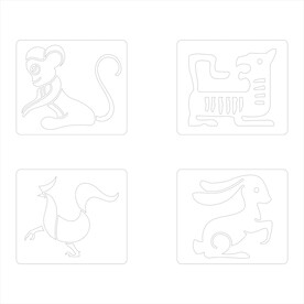 12生肖矢量图