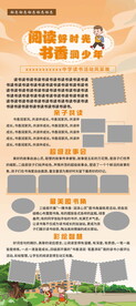 学校阅读展架