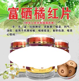 化州橘红富硒橘红片海报