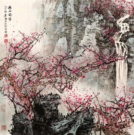中国水墨画山水
