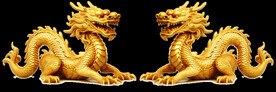 金龙 二龙戏珠