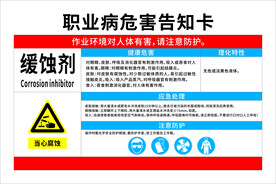 职业危害告知卡