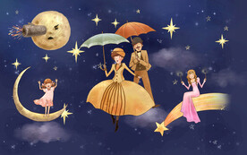星空背景墙 