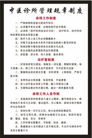 中医诊所制度