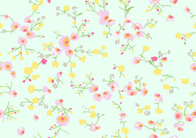 手绘花 大牌花 小碎花