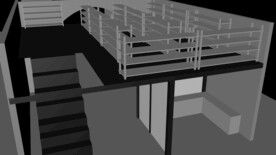 C4D楼层效果图