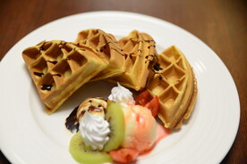 巧克力冰淇淋松饼