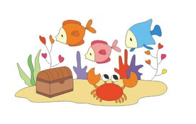 海底世界失量图