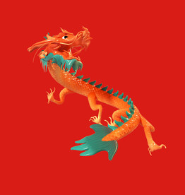 手绘卡通小龙