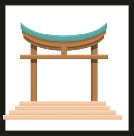 手绘古典建筑