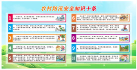农村防汛安全知识十条