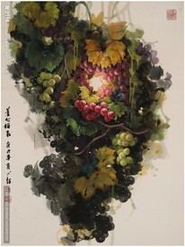 葡萄画