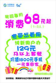 中国移动手绘海报