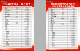 年度任务计划表