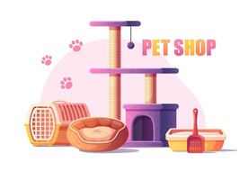 宠物用品插画