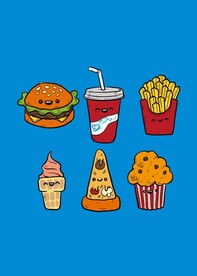 卡通可爱食品图标