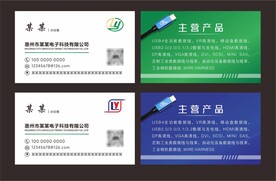 大气简约名片
