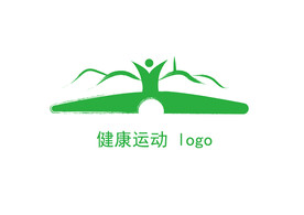 绿色健康logo