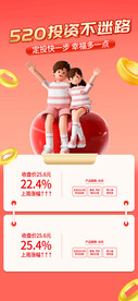 520情人节促销海报