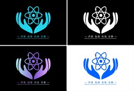 手托科技渐变蓝 logo   