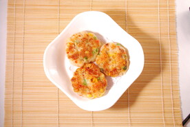 香煎栗米饼