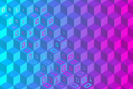 立方体几何潮流图片