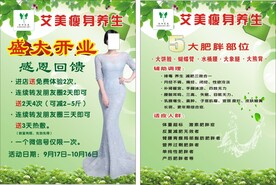 减肥宣传页