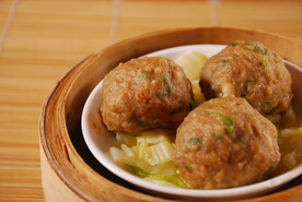 时蔬牛肉球